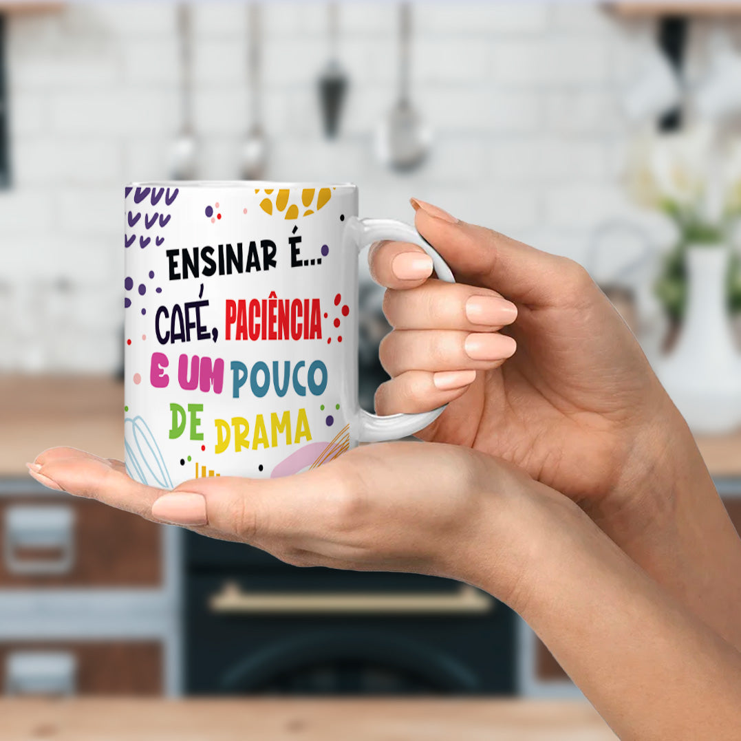 Funny Portuguese Teacher Quote Mug Sublimation PNG Bundle | Colorful Teacher Appreciation Mug Wrap PNG