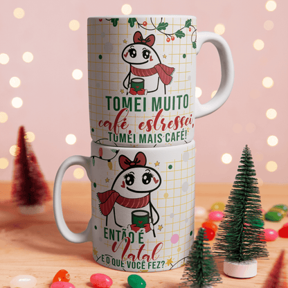 Funny Christmas Flork Mug Sublimation Designs Bundle | Sarcastic Holiday Coffee Wrap PNG