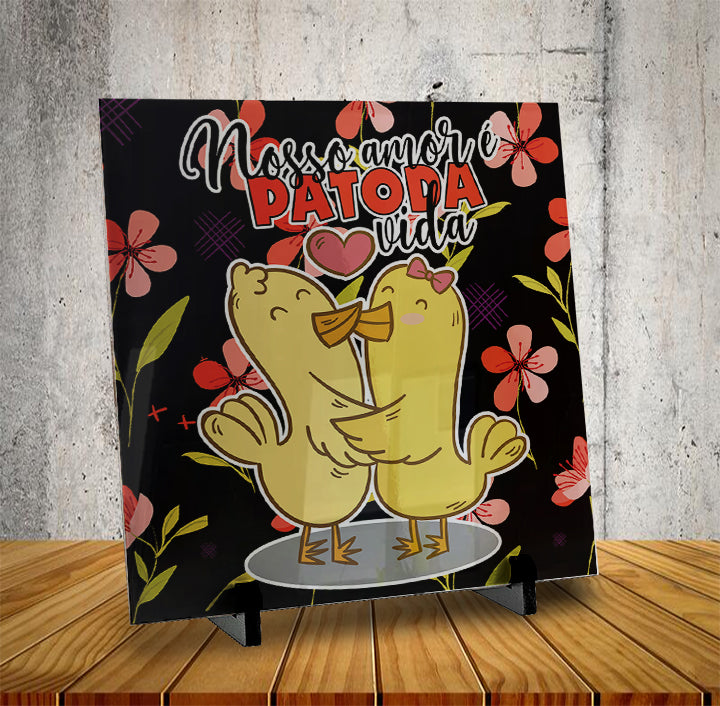 Valentine’s Day Love Quotes Tile Sublimation | Romantic Phrase Design