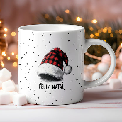 Rustic Christmas Mug Sublimation Bundle | Buffalo Plaid Holiday Mug Wrap Designs
