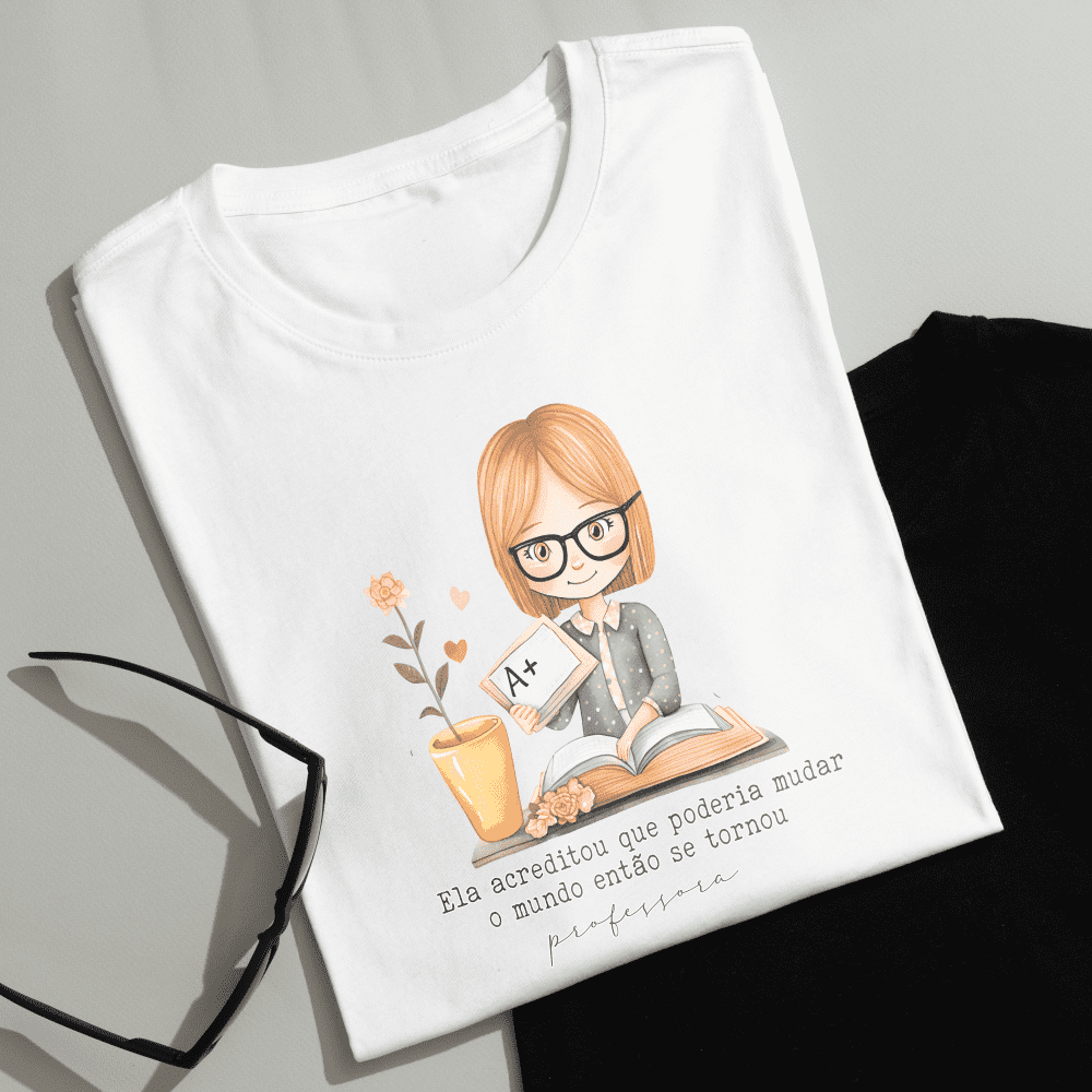 Female Teacher Sublimation PNG Bundle | Portuguese Female Teacher Mug Wrap and T-Shirt PNG