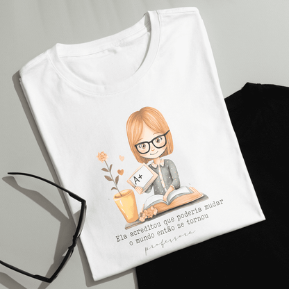 Female Teacher Sublimation PNG Bundle | Portuguese Female Teacher Mug Wrap and T-Shirt PNG
