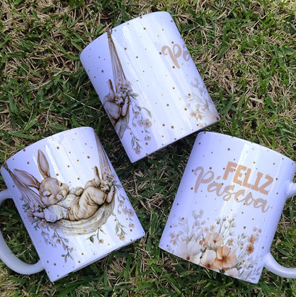 Timeless Vintage Easter Mug Collection | Elegant Retro Designs for Sublimation
