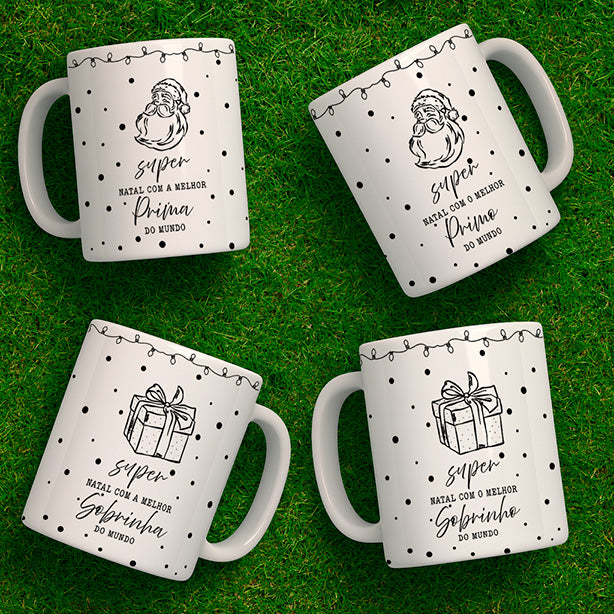Family Christmas Mug Sublimation Bundle | Aunt Mom Grandma Niece Mug Design | First Christmas With Aunt Mug | Christmas Mug Wrap PNG | Holiday Mug Design