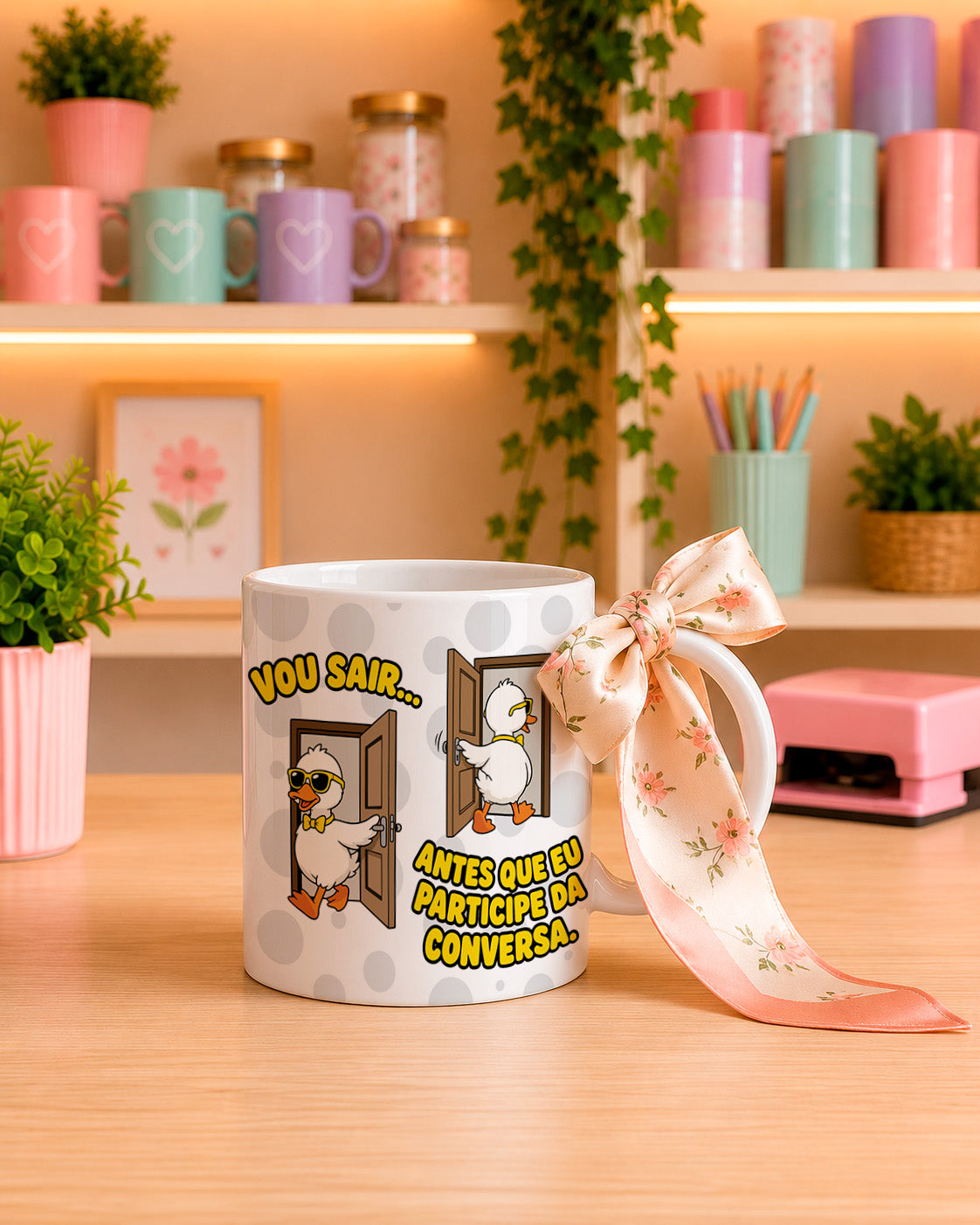 Sarcastic Duck Mug Sublimation PNG Bundle | Funny Portuguese Quotes Coffee Cup Wrap