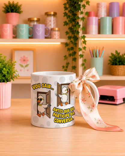 Sarcastic Duck Mug Sublimation PNG Bundle | Funny Portuguese Quotes Coffee Cup Wrap