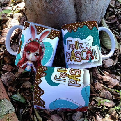 Princess Easter Mug Sublimation Bundle | Cute Royal Easter Designs