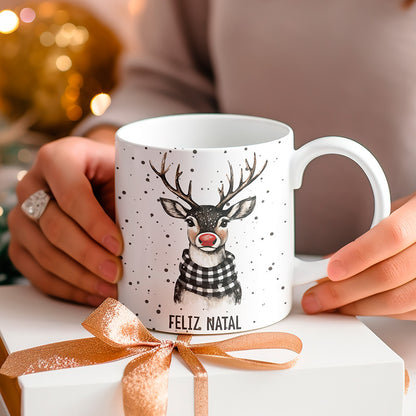 Rustic Christmas Mug Sublimation Bundle | Buffalo Plaid Holiday Mug Wrap Designs