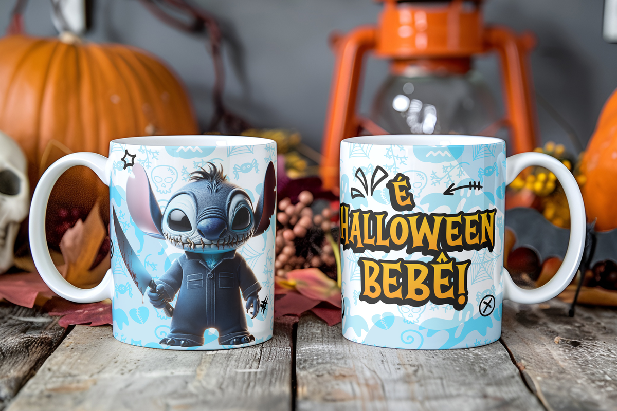Spooky Alien Cosplay Mug Sublimation PNG Bundle | Horror Movie Villain Mug Wrap 11oz 15oz Template