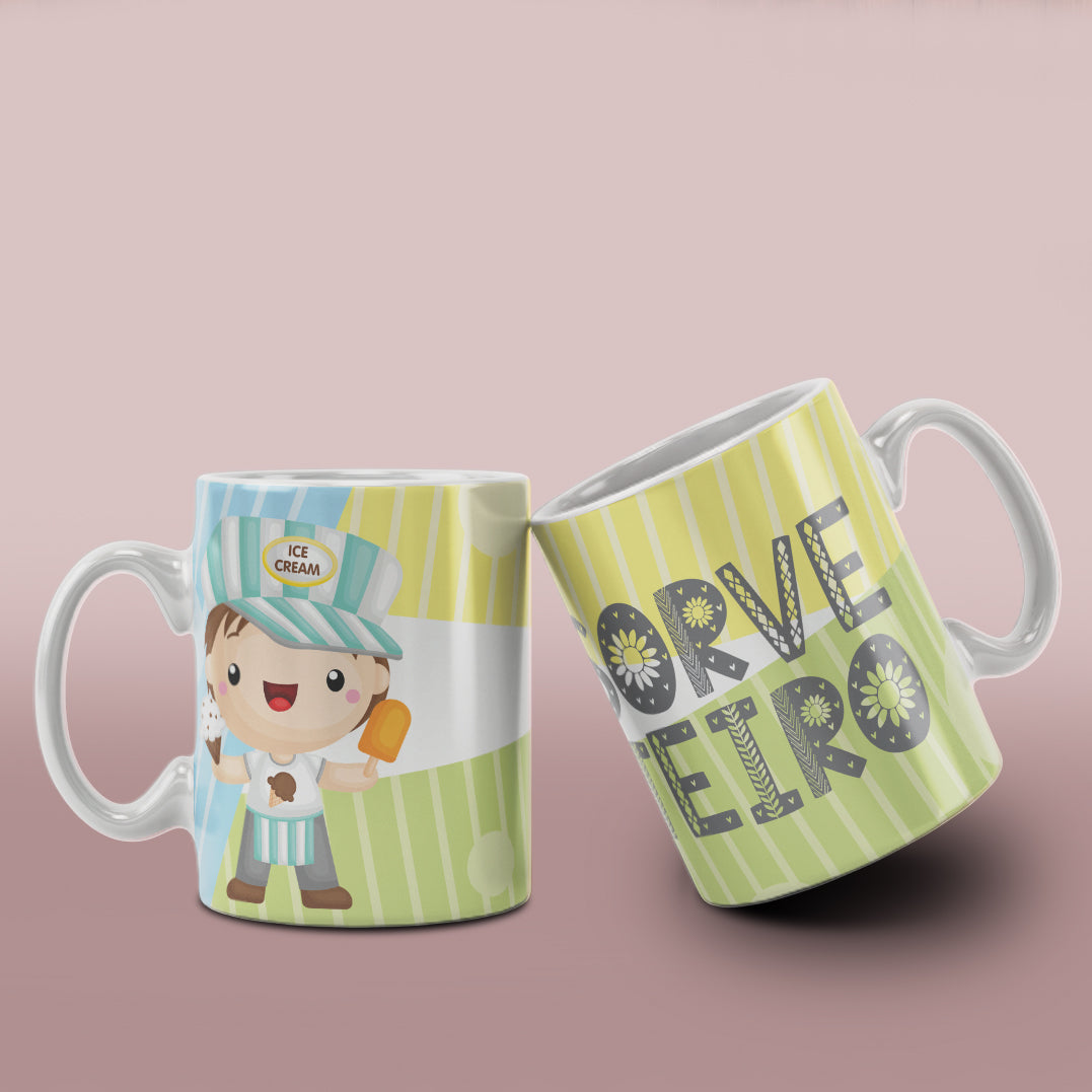 Cute Professions Mug Sublimation PNG Bundle | Chibi Careers Coffee Cup Wrap