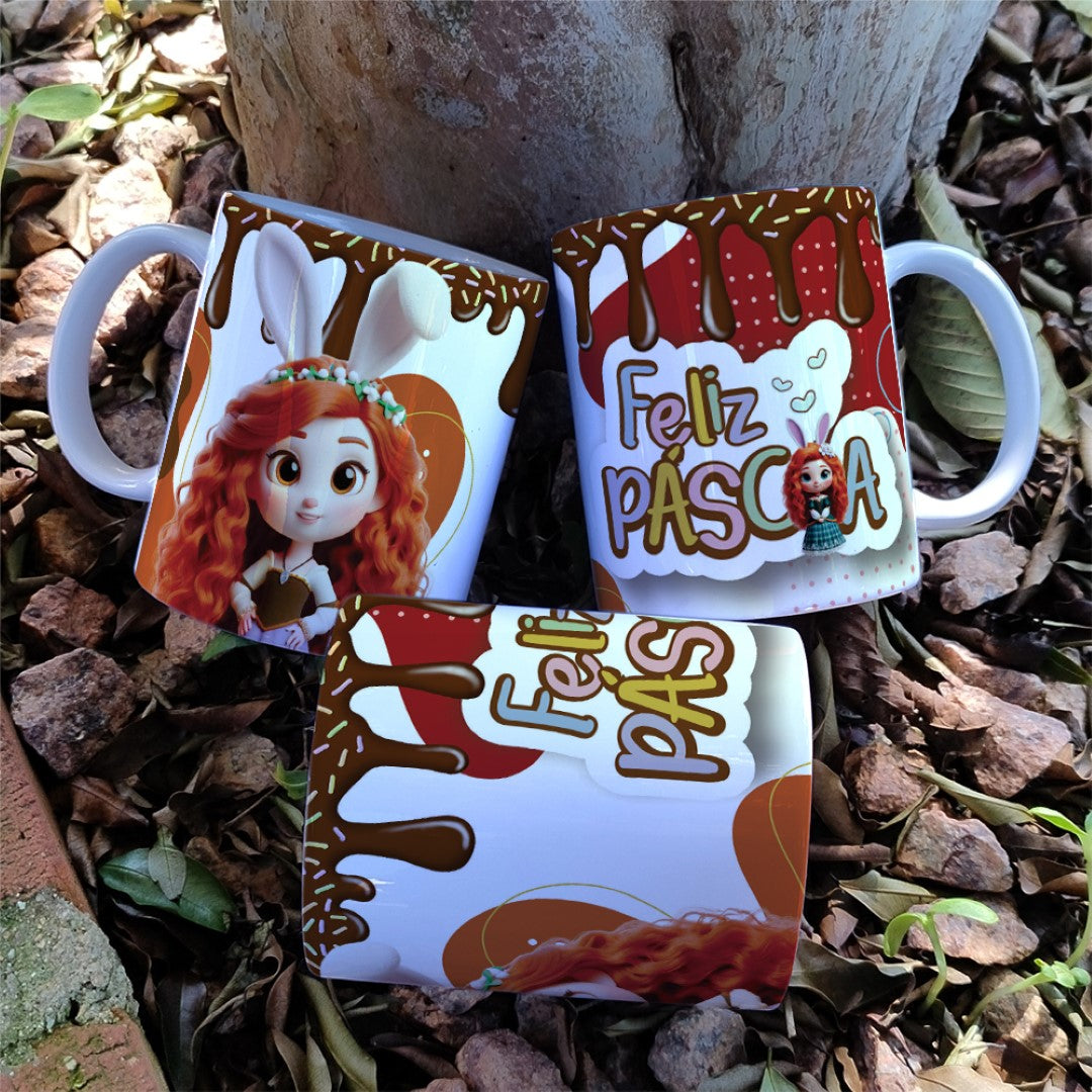 Princess Easter Mug Sublimation Bundle | Cute Royal Easter Designs