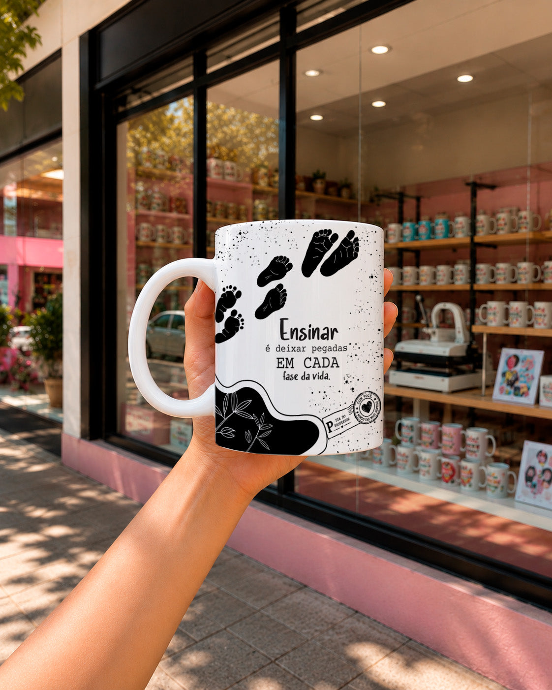 Portuguese Teacher Mug Sublimation Designs PNG Bundle | Teacher Appreciation Mug Wrap PNG 11oz 15oz