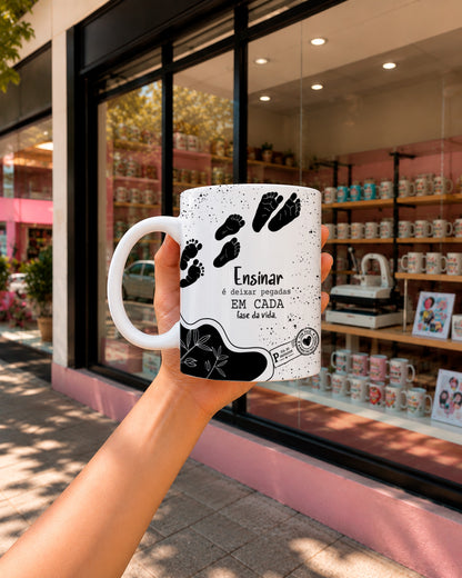 Portuguese Teacher Mug Sublimation Designs PNG Bundle | Teacher Appreciation Mug Wrap PNG 11oz 15oz