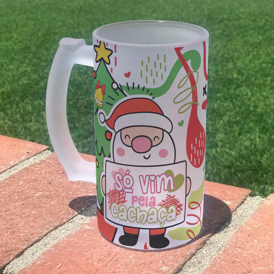 Funny Christmas Beer Mug Sublimation Designs PNG | Holiday Beer Stein Wrap Bundle