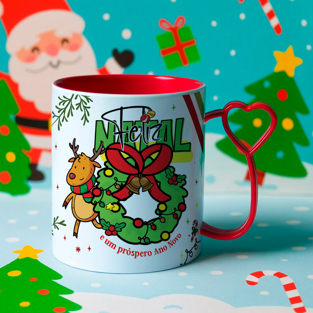 Interactive Kids Christmas Gift | Personalized Name Coloring Mug PNG