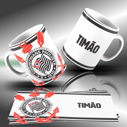 Brazilian Soccer Club Mug Sublimation Designs PNG | Football Fan Coffee Cup Wrap Bundle