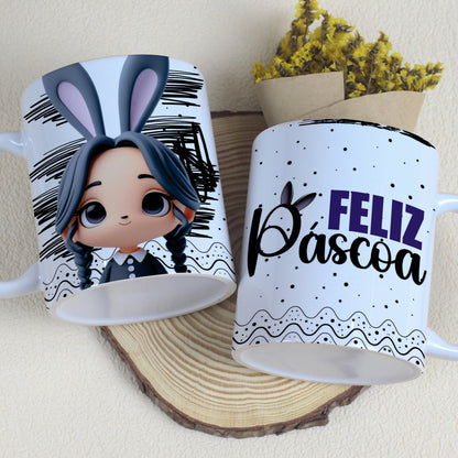 Wandinha Easter Mug Sublimation Bundle | Cute Gothic Easter Designs