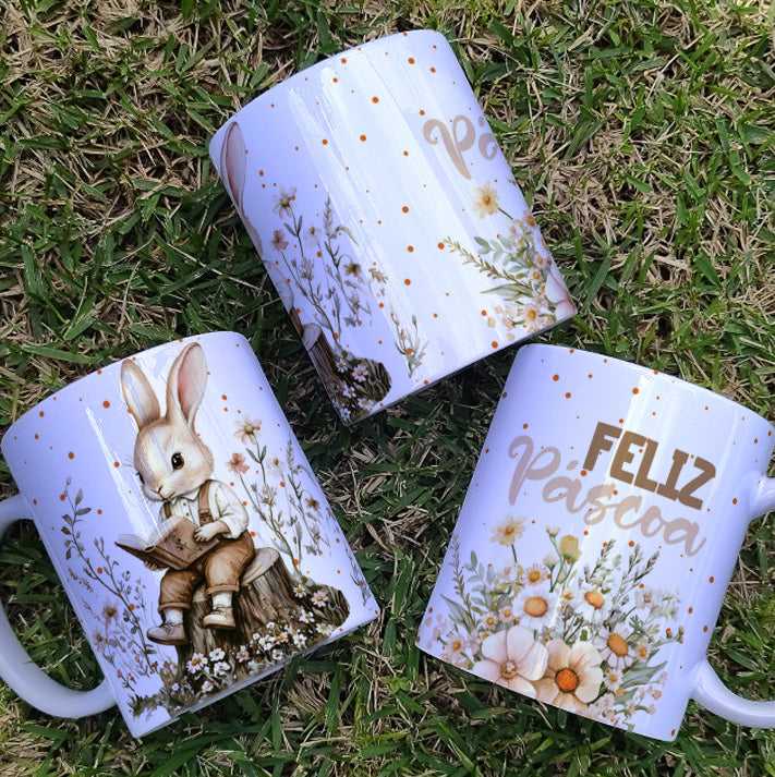Timeless Vintage Easter Mug Collection | Elegant Retro Designs for Sublimation