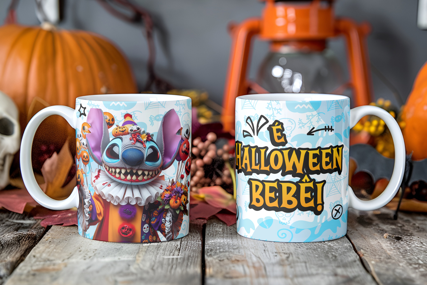 Spooky Alien Cosplay Mug Sublimation PNG Bundle | Horror Movie Villain Mug Wrap 11oz 15oz Template