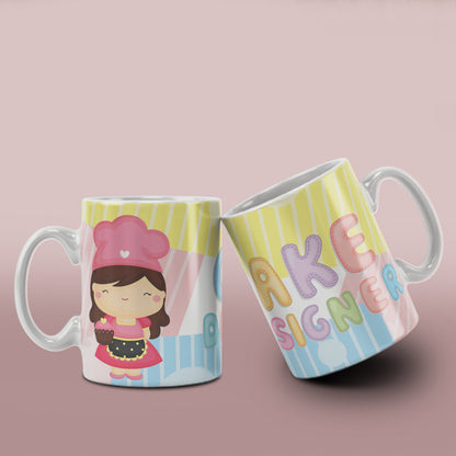 Cute Professions Mug Sublimation PNG Bundle | Chibi Careers Coffee Cup Wrap