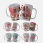 Santa Claus with Ho Ho Ho Background Mug Wrap Design: Festive mug wrap design featuring a cute Santa Claus with a "Ho Ho Ho" background, perfect for Christmas sublimation projects.Ho Ho Ho Characters Mug Wrap Design. Pink Snowman with Ho Ho Ho Elements Mug Wrap Design.Vintage Truck with Christmas Tree and Gifts Mug Wrap Design.Christmas House with Ho Ho Ho Text Mug Wrap Design.