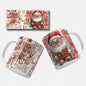 Festive mug wrap design featuring a cute Santa Claus with a "Ho Ho Ho" background, perfect for Christmas sublimation projects.