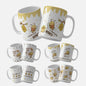 Bee Mug Wrap Templates | Cute Bee Mug Designs