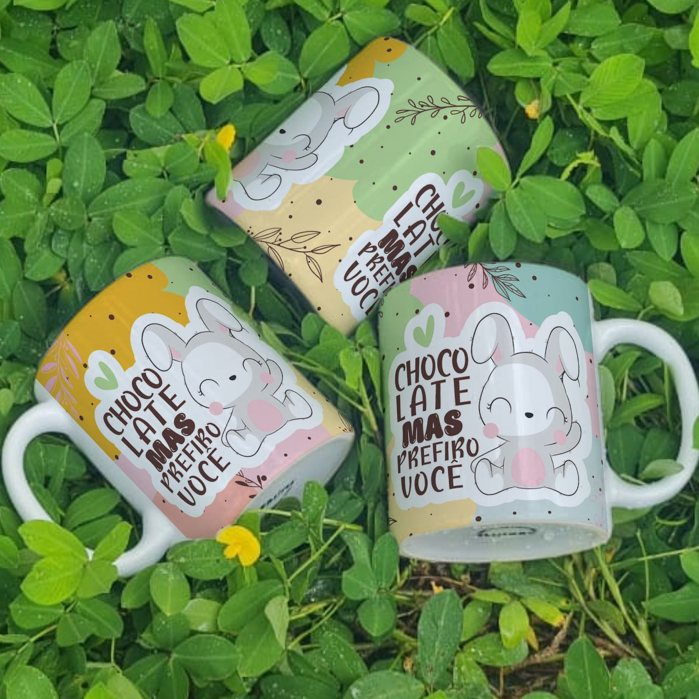 I Love Chocolate Easter Mug Sublimation Bundle | Cute Chocolate Lover Designs