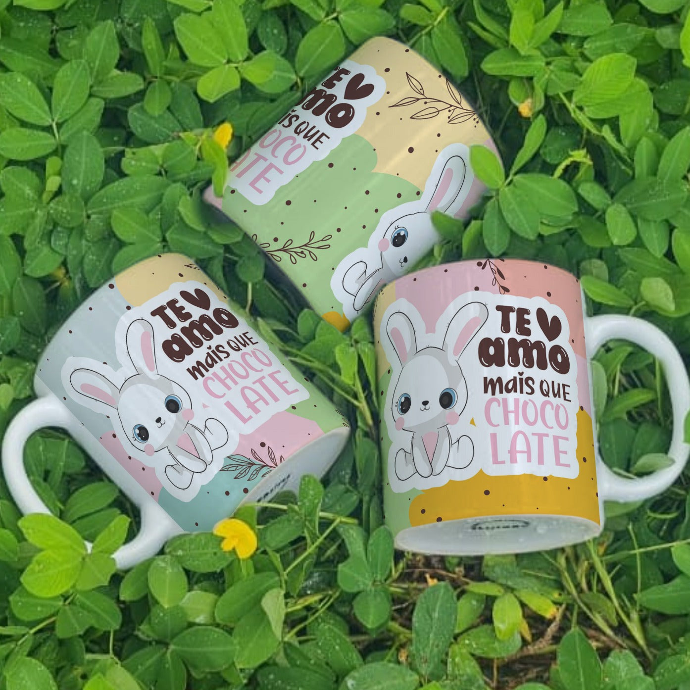 I Love Chocolate Easter Mug Sublimation Bundle | Cute Chocolate Lover Designs