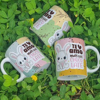 I Love Chocolate Easter Mug Sublimation Bundle | Cute Chocolate Lover Designs