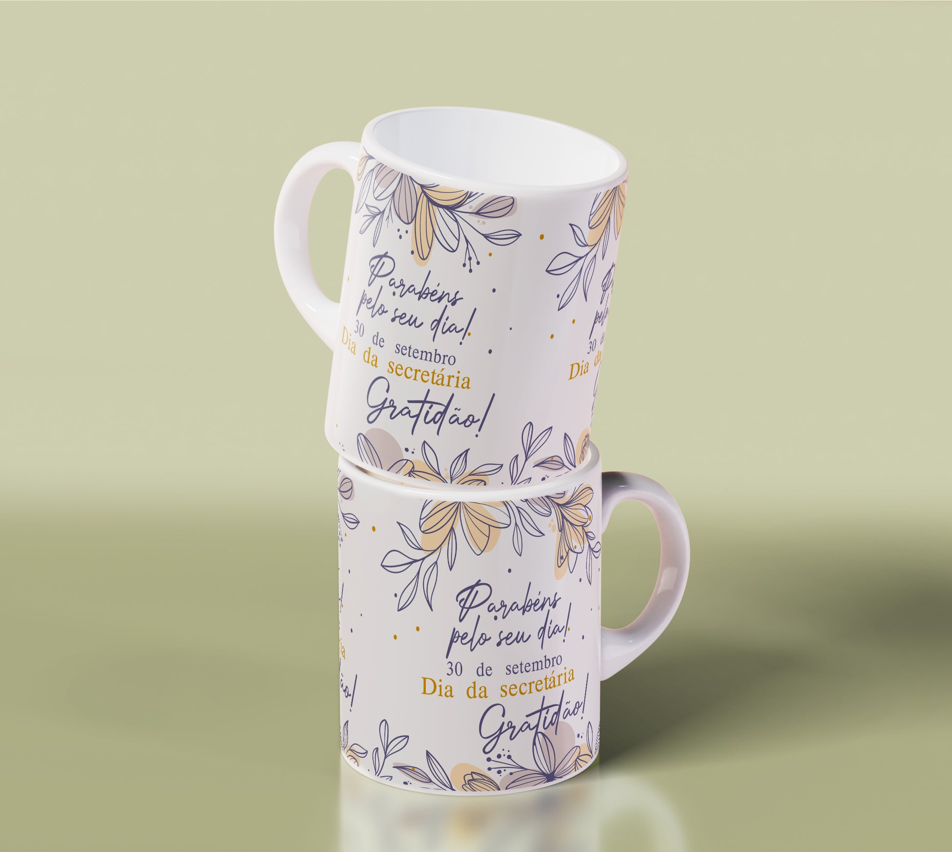 Secretary Day Mug Wrap PNG | Administrative Professionals Day Gift