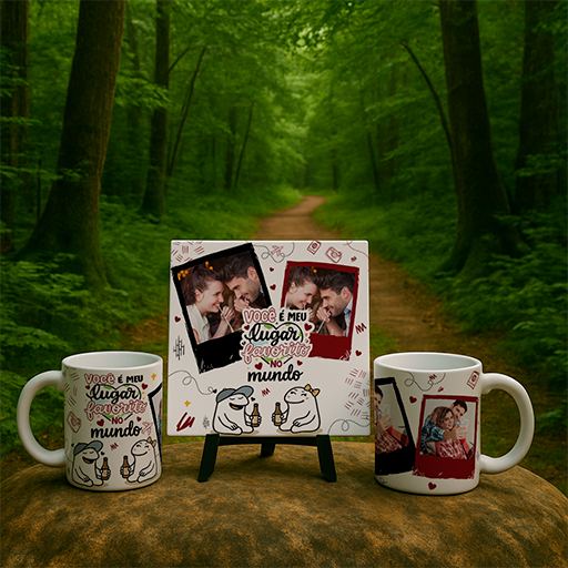 Flork Valentine’s Day Combo PNG | Personalized Mugs, Tiles & T-Shirts with Photo Custom Designs