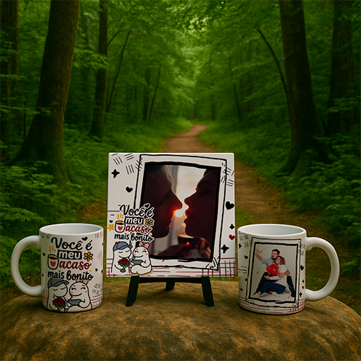 Flork Valentine’s Day Combo PNG | Personalized Mugs, Tiles & T-Shirts with Photo Custom Designs