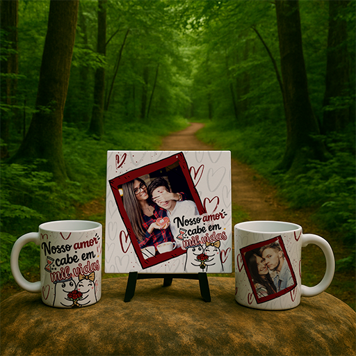 Flork Valentine’s Day Combo PNG | Personalized Mugs, Tiles & T-Shirts with Photo Custom Designs