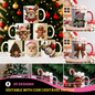 Knitted Christmas Mug Sublimation PNG Bundle | Cozy Holiday Mug Wrap Designs