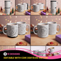 Minimalist Christmas Mug Wrap PNG | Feliz Natal Coffee Mug Sublimation Design | Modern Nativity Mug Design | Christmas Mug Wrap for Sublimation