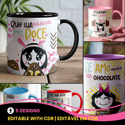 Yulitos Easter Mug Collection | Cute Easter Mugs for Sublimation