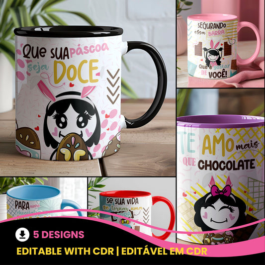 Yulitos Easter Mug Collection | Cute Easter Mugs for Sublimation