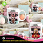 Easter Mouse Mug Sublimation Bundle | Cute Cartoon Mouse Characters for Easter