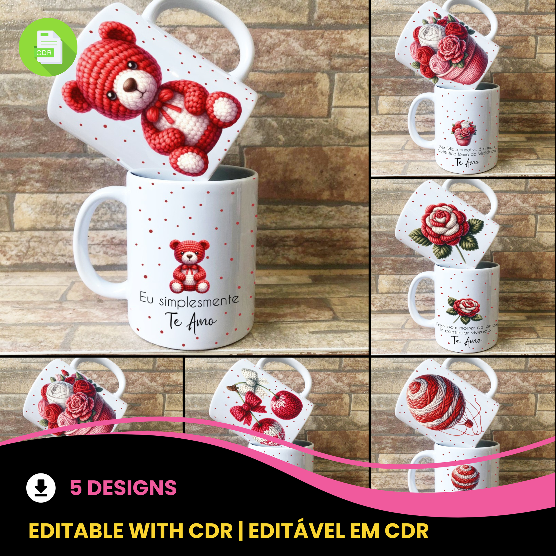 Valentine’s Day Couple Quotes Mug Sublimation | Romantic Love Phrases