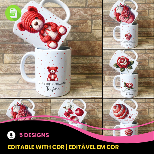 Valentine’s Day Couple Quotes Mug Sublimation | Romantic Love Phrases