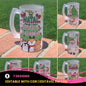Funny Christmas Beer Mug Sublimation Designs PNG | Holiday Beer Stein Wrap Bundle