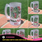 Funny Green Mean One Beer Mug Sublimation Designs PNG | Sarcastic Christmas Beer Stein Wrap Bundle