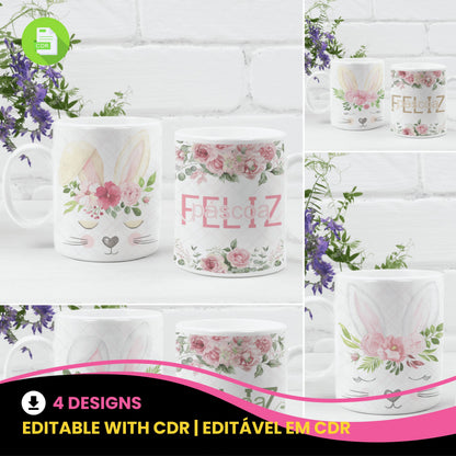 Cute Easter Mug Sublimation Bundle | Adorable & Sweet Designs