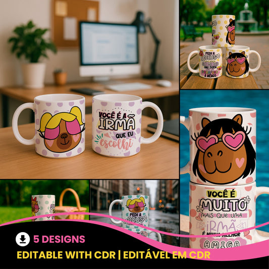 Friendship Mug Sublimation Designs | Best Friends Quotes | Cute Friendship Gift