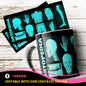 Orthopedics Mug Sublimation PNG Design | X-Ray Tech Coffee Cup Wrap