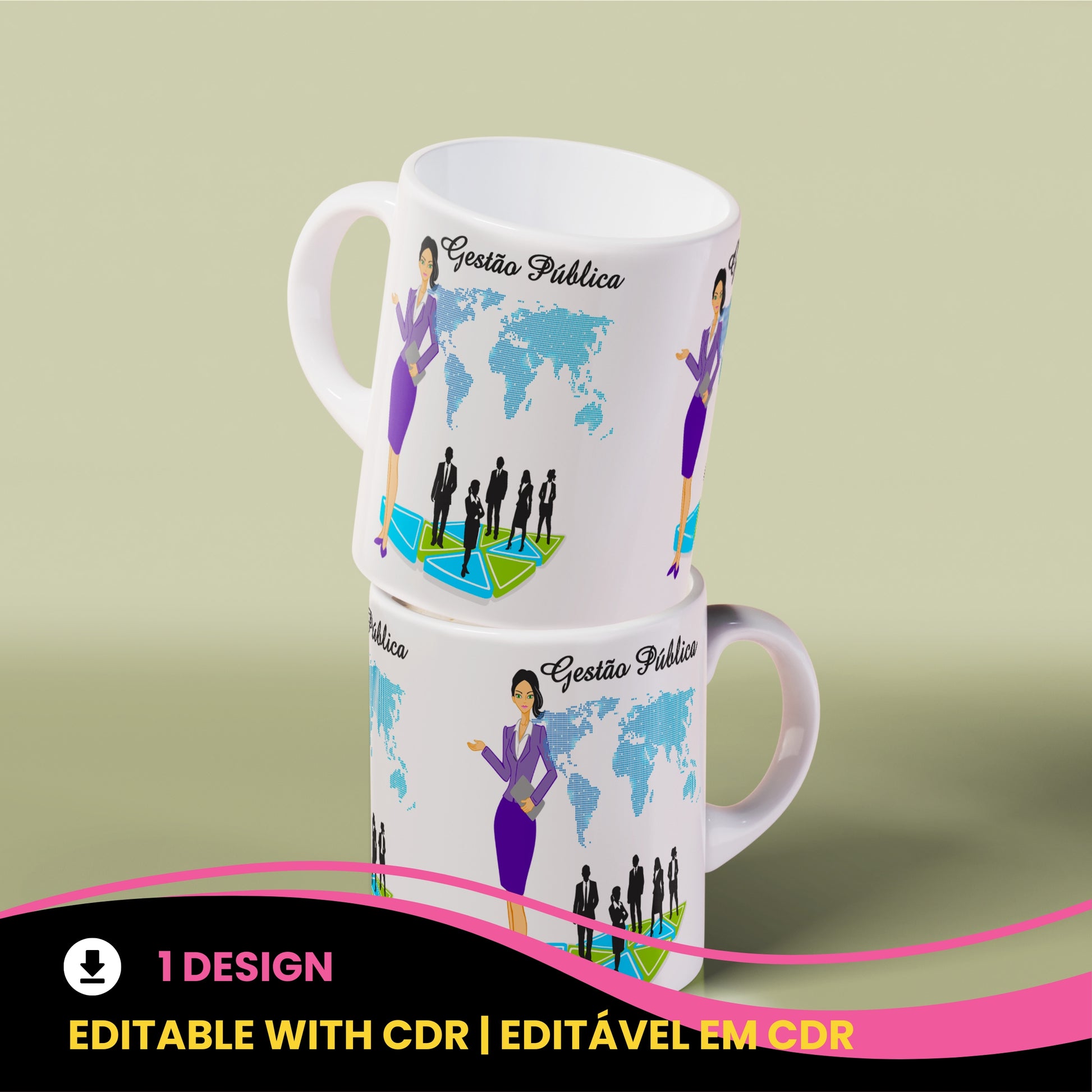 Public Administration Mug Wrap PNG | Public Management Gift