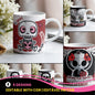 Valentine’s Day Love Skull Mug Sublimation | Romantic Skull Design