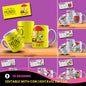 Cute Christmas Dog Comic Mug Sublimation Wrap PNG Bundle | Holiday Beagle & Friends Comic Strip Mug Template
