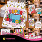 Teacher Appreciation Planner Cover Sublimation Bundle PNG | Cute Teacher Quotes Notebook Design Set